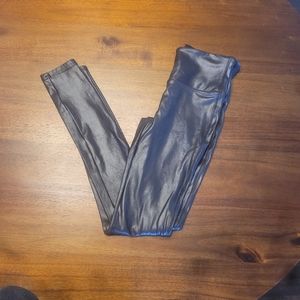 Faux leather leggings
